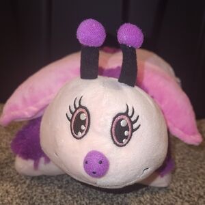 2011 Pink and Purple Butterfly Pillow Pet Pee Wees